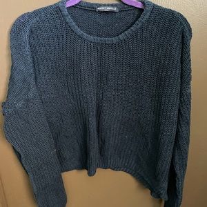Blue crewneck sweater